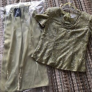 An elegant two piece outfit